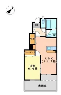 ファインシア【1階】の間取り