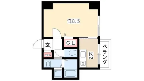 クラシタイヤー新栄【3階】の間取り