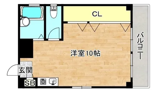 大阪府大阪市生野区新今里4丁目【マンション】の間取り
