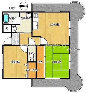 アネックス六兵衛【10階】の間取り