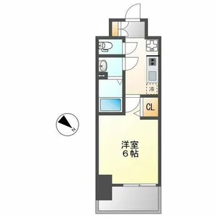 アステリ鶴舞トゥリア【6階】の間取り