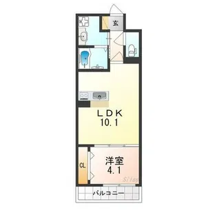 FREEDOM residence堺深井沢町【1階】の間取り