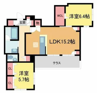 ベル エ ロンプラージュ【1階】の間取り