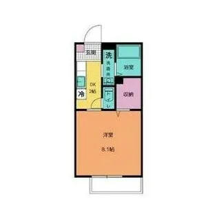 パークサイド里町館S棟【2階】の間取り