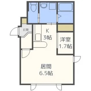 NIPPO Core N23【205号室】の間取り