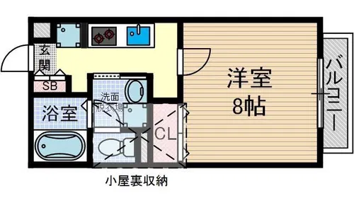 メドウズ【1階】の間取り