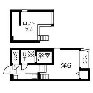 ラピスラズリ【102号室】の間取り