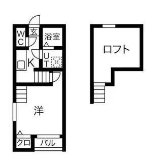 ネオコーポ内田橋【2階】の間取り