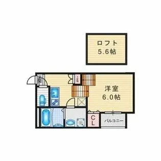 ハーモニーテラス大秋町【1階】の間取り