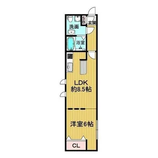 リアライズ名城公園【1階】の間取り