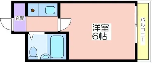 ラフォーレ千本南【2J号室】の間取り