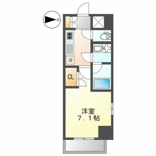 VANCOUVER1118大曽根(バンクーバー)【6階】の間取り