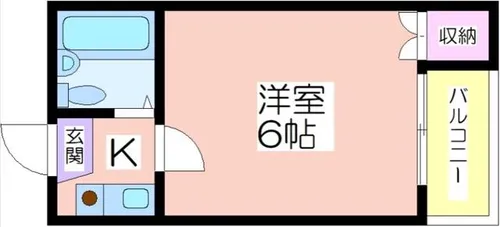 ラフォーレ千本南【4階】の間取り