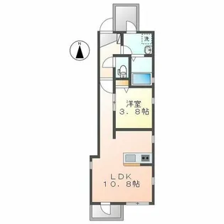 DEVELD大曽根【3階】の間取り
