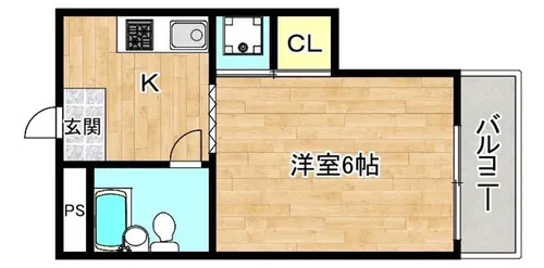 大阪府東大阪市菱屋東1丁目【マンション】の間取り