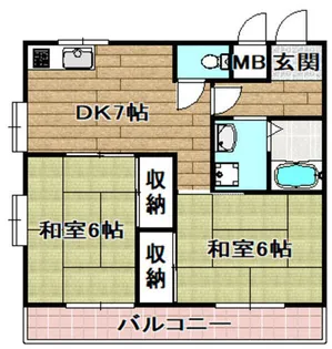 大塚チェリーハイツエイト【3階】の間取り