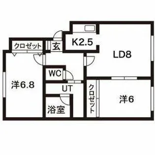 アコーデンスさや【2階】の間取り