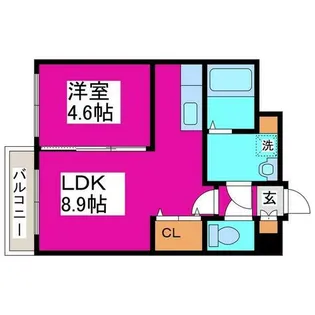 セントポーリアフラン【3階】の間取り
