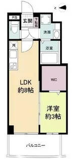 セレニテ谷九プリエ【14階】の間取り