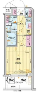 大阪府大阪市西区南堀江1丁目【マンション】の間取り