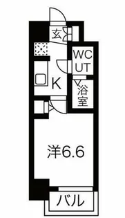 大阪府大阪市西区本田2丁目【マンション】の間取り