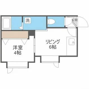 アークコート豊平公園【201号室】の間取り