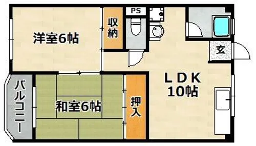 松ノ前ビル【204号室】の間取り