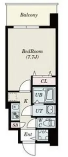 大阪府大阪市東成区中本2丁目【マンション】の間取り