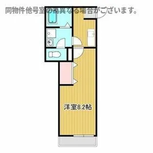 クレフラスト守山西【1階】の間取り