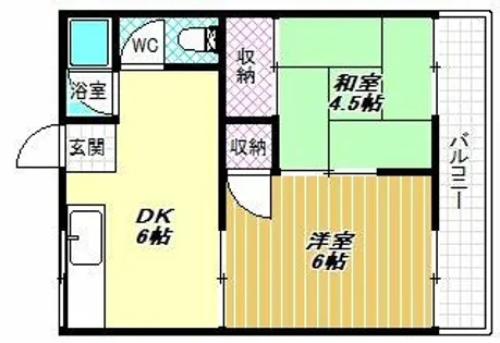 ヒカリハイツ【1階】の間取り