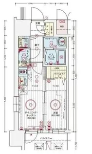 ザ・ウエストマークシティプレミアム【5階】の間取り