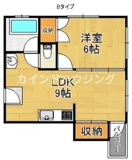 メゾン富地【3階】の間取り