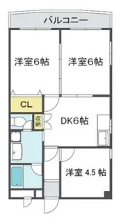 ファースト巽南【1階】の間取り