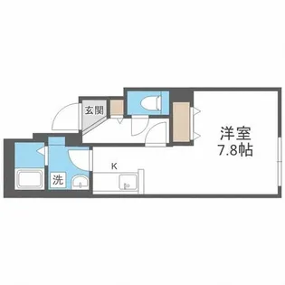 ファランドール幌平橋【4階】の間取り
