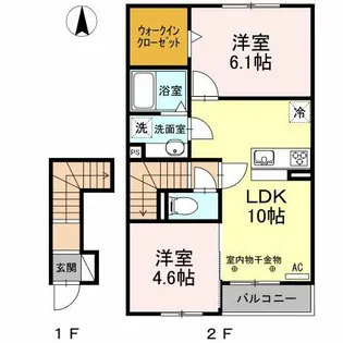 Strahl A【2階】の間取り