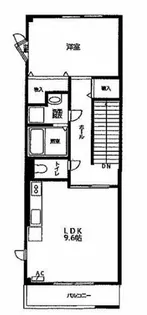 ユトリロ小鷹野【2階】の間取り