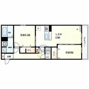 レジデンス今川【2階】の間取り