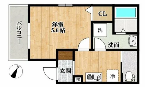 キャプテンデッキ【1階】の間取り
