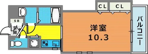 メトロポリタン【1階】の間取り