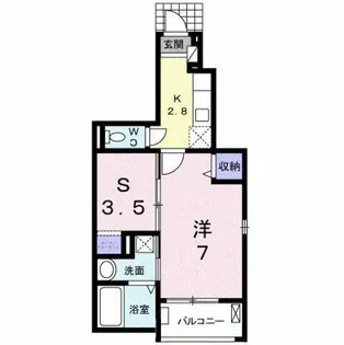 フォーリーフ【1階】の間取り