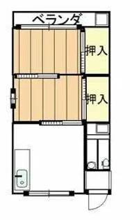 堀田第二ビル【302号室】の間取り