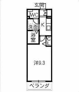 meLiV西一宮【5階】の間取り
