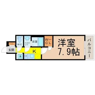 エスリード名城公園プライム【8階】の間取り