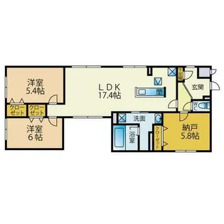 Lu Pionia【2階】の間取り