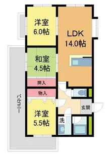 サザンハイムグリック【203号室】の間取り