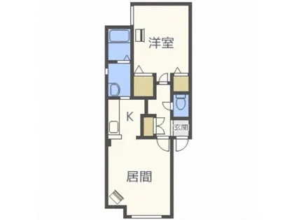 コンフォート中の島V【2階】の間取り