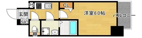 大阪府大阪市東淀川区東淡路4丁目【マンション】の間取り