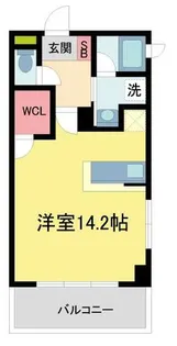 イルシオンド芦屋【205号室】の間取り