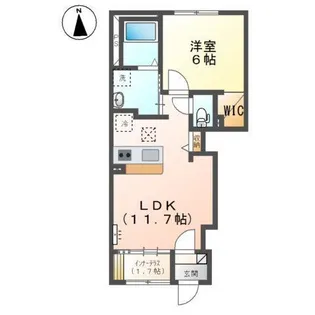 グリーンハーベスト【1階】の間取り
