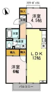 ハートランド B棟【2階】の間取り